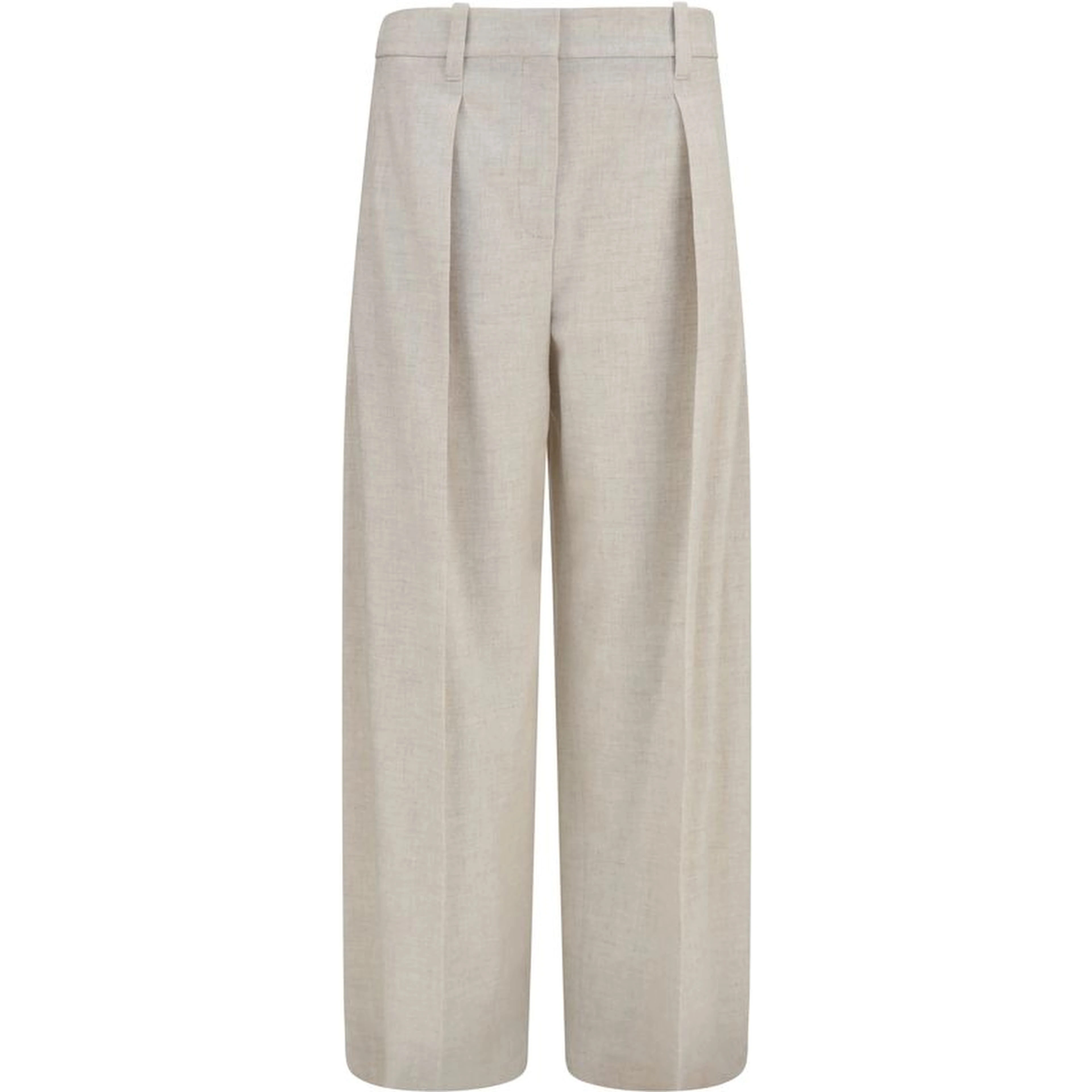 Beige Wool Oves Aries Dress Pants