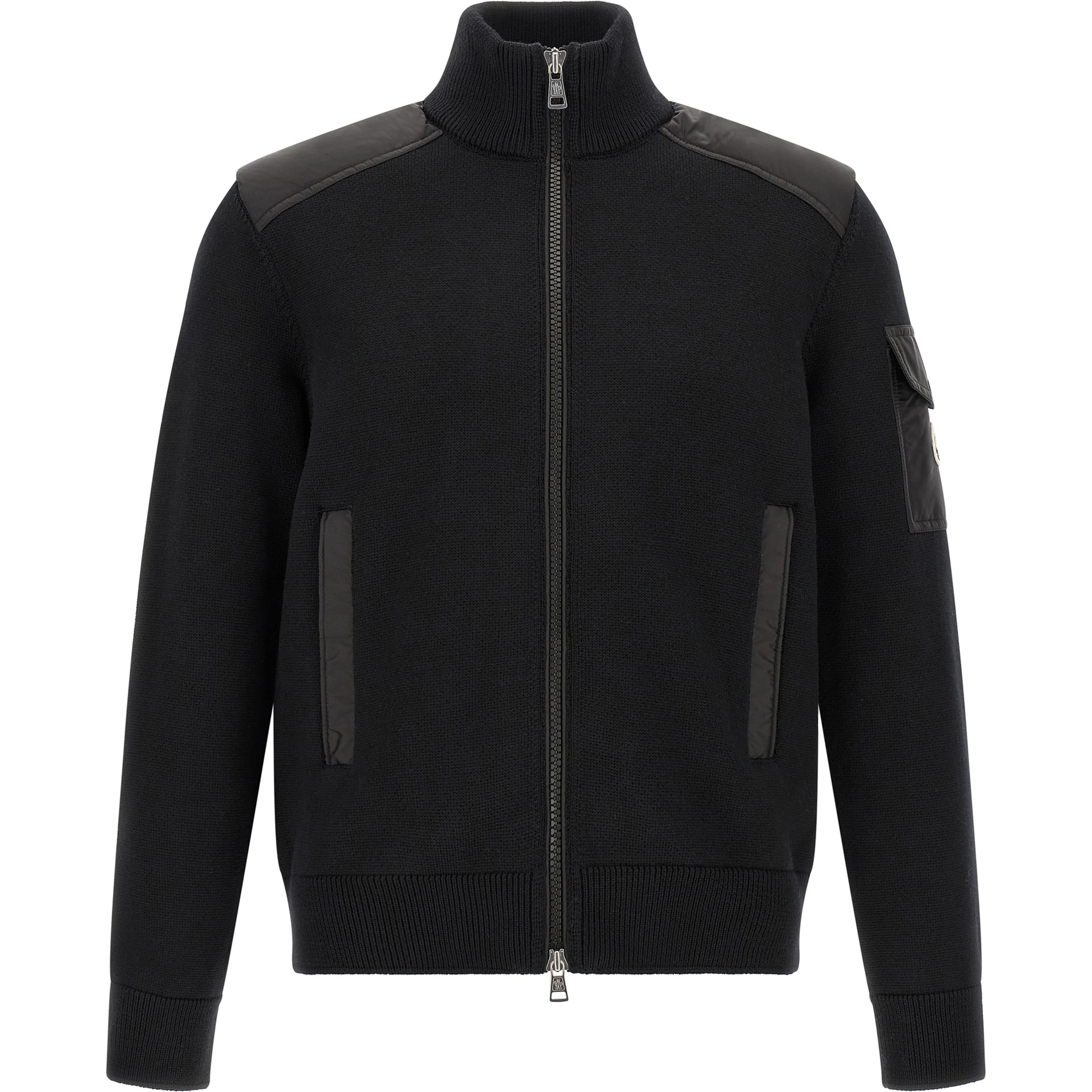 Black Polyamide Cardigan