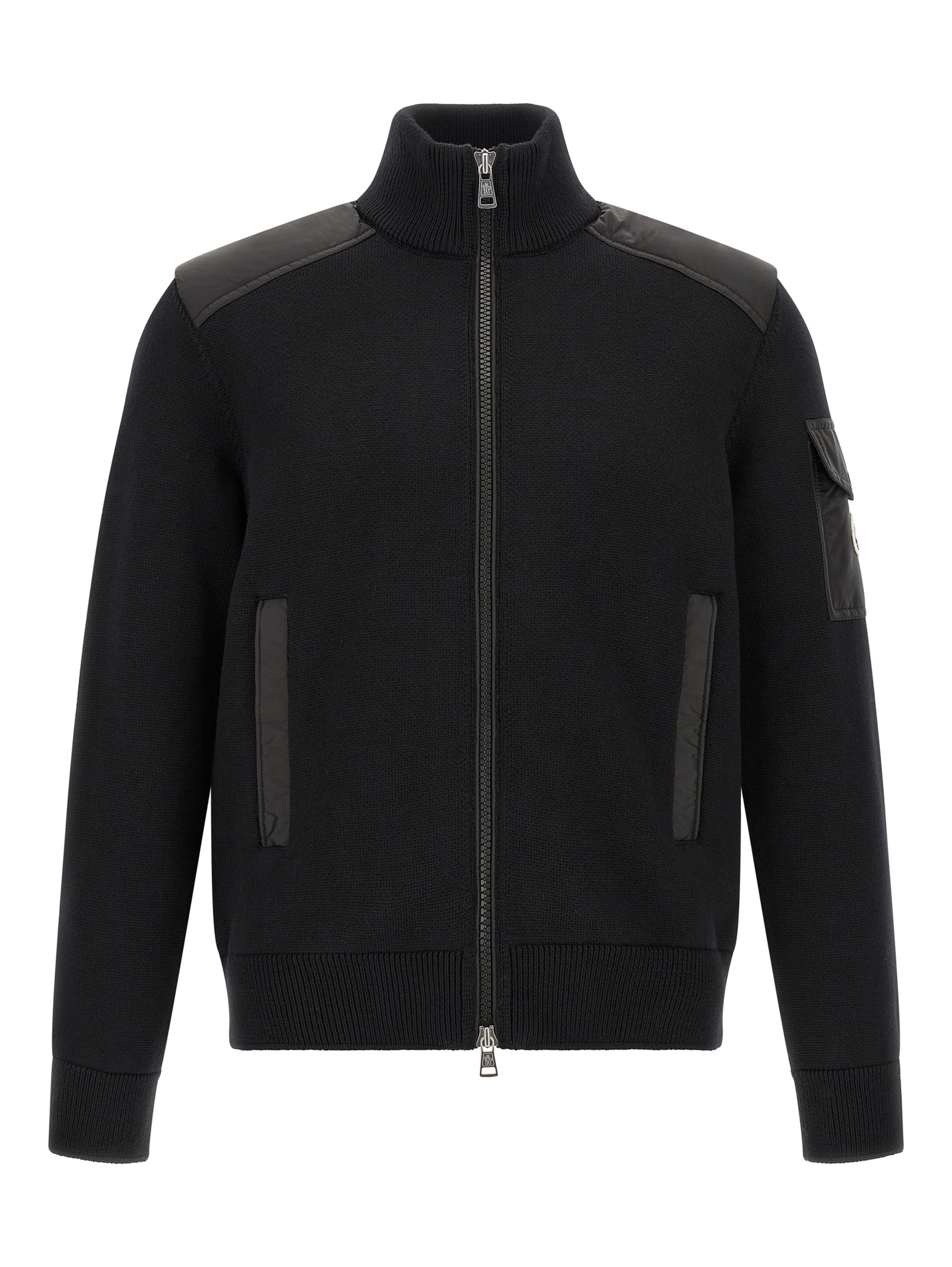 Black Polyamide Cardigan