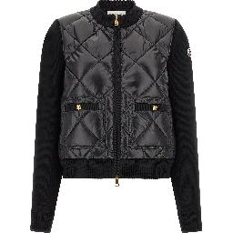 Black Polyamide Cardigan