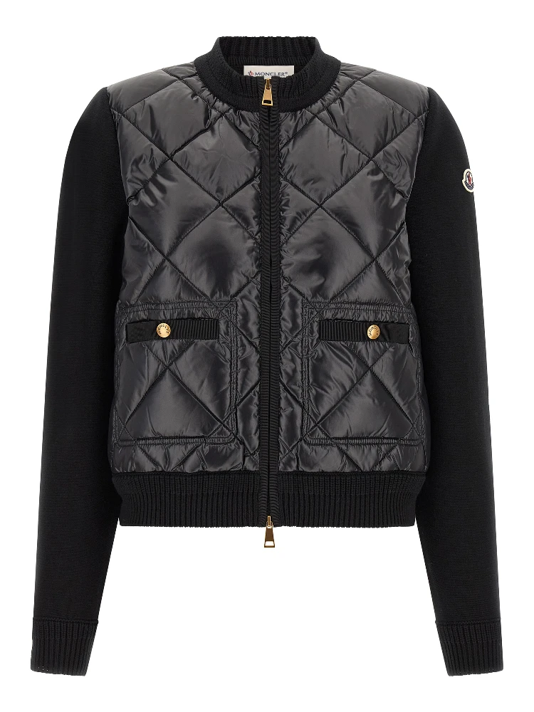 Black Polyamide Cardigan