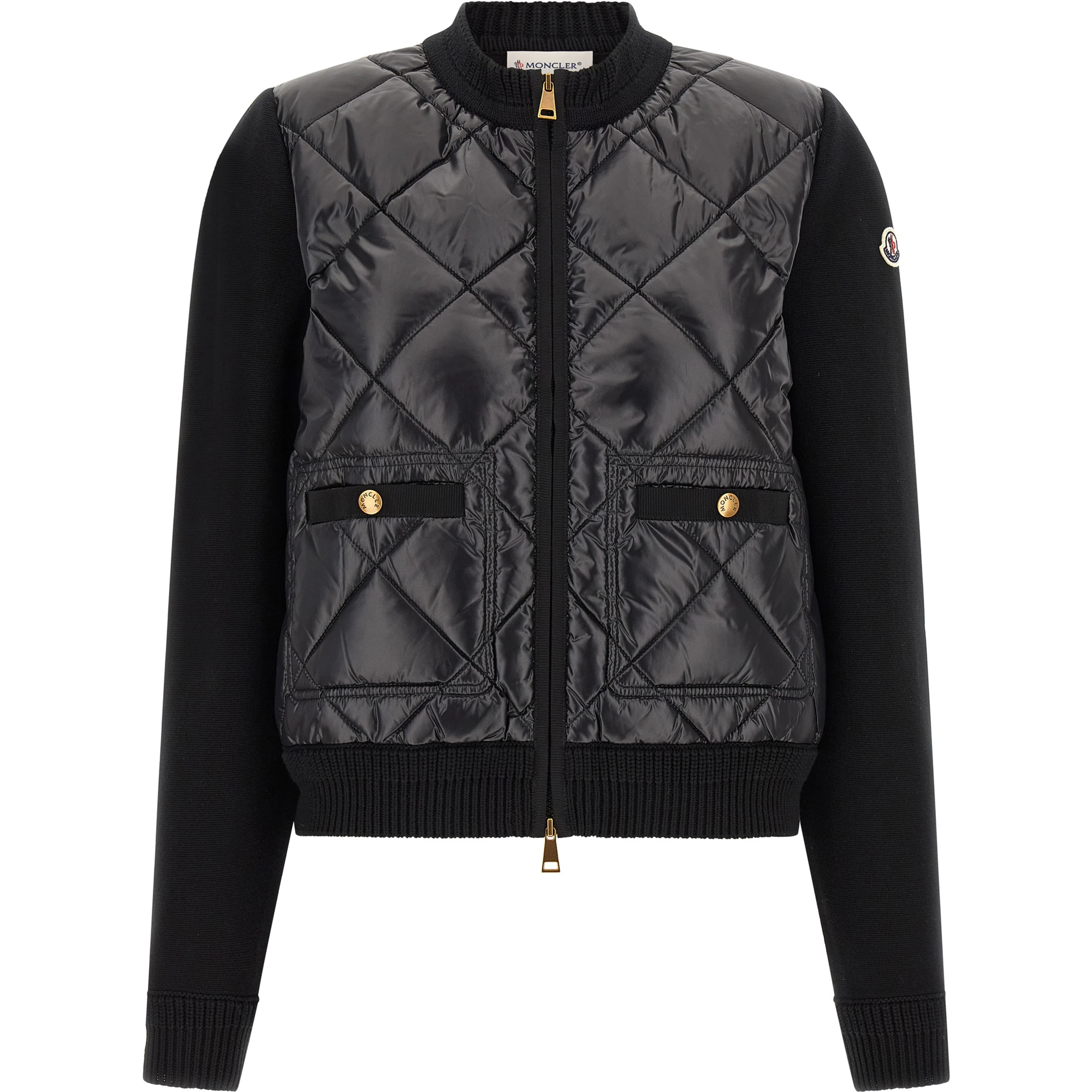 Black Polyamide Cardigan