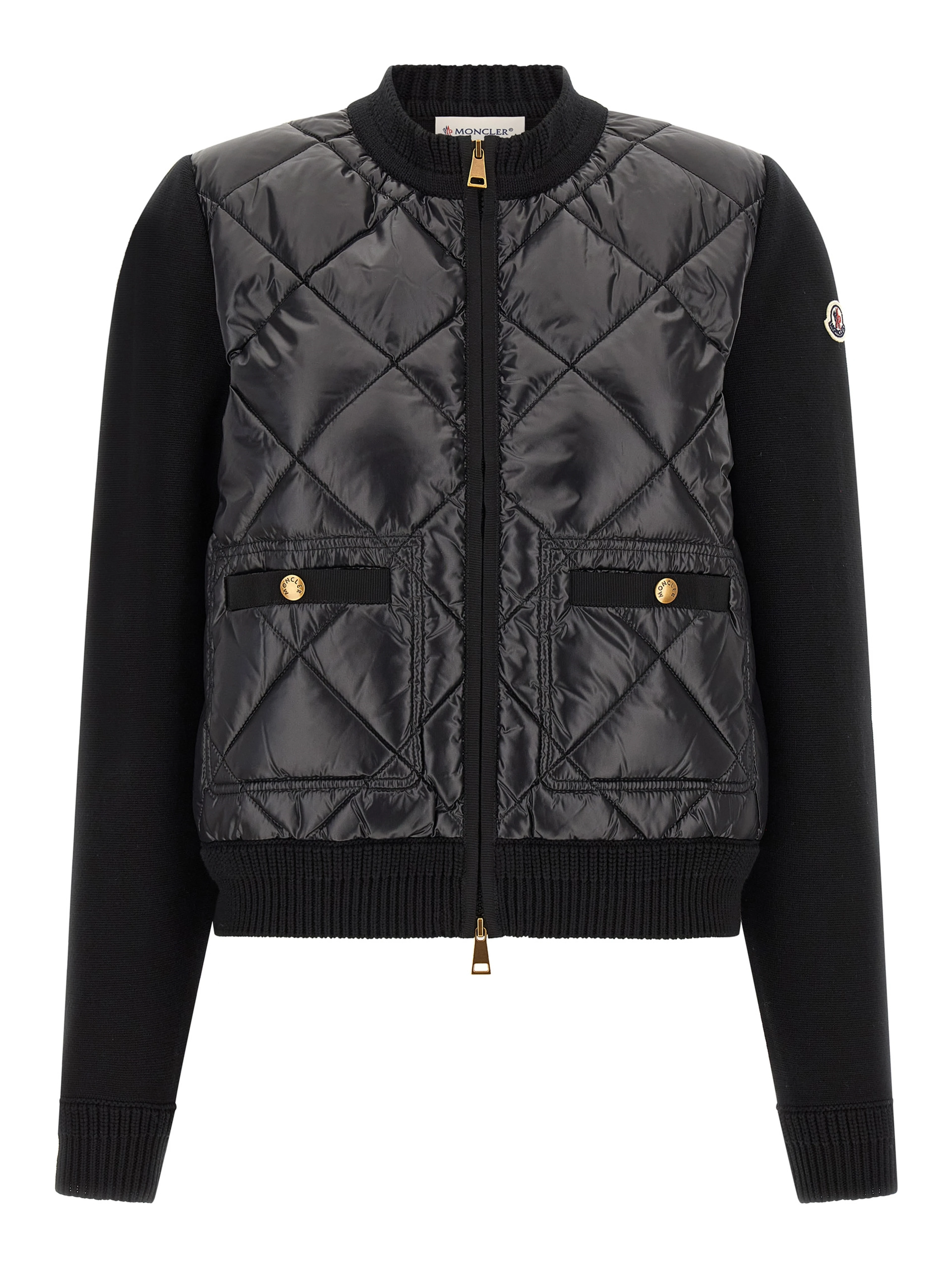 Black Polyamide Cardigan