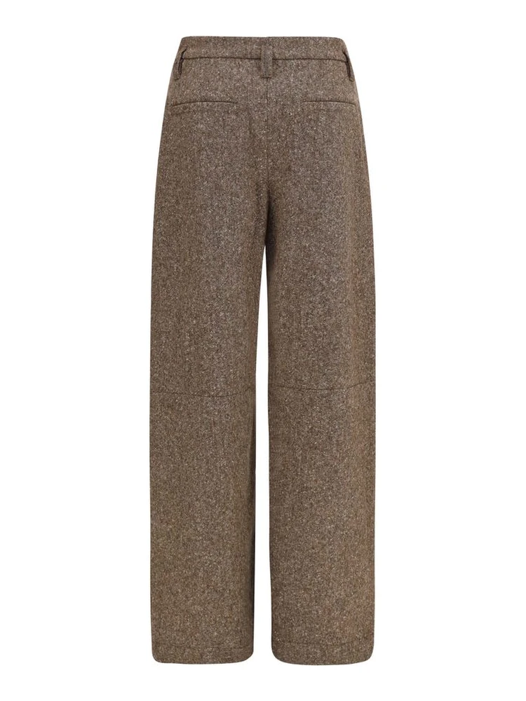 Brown Wool Oves Aries Casual Pants alternative