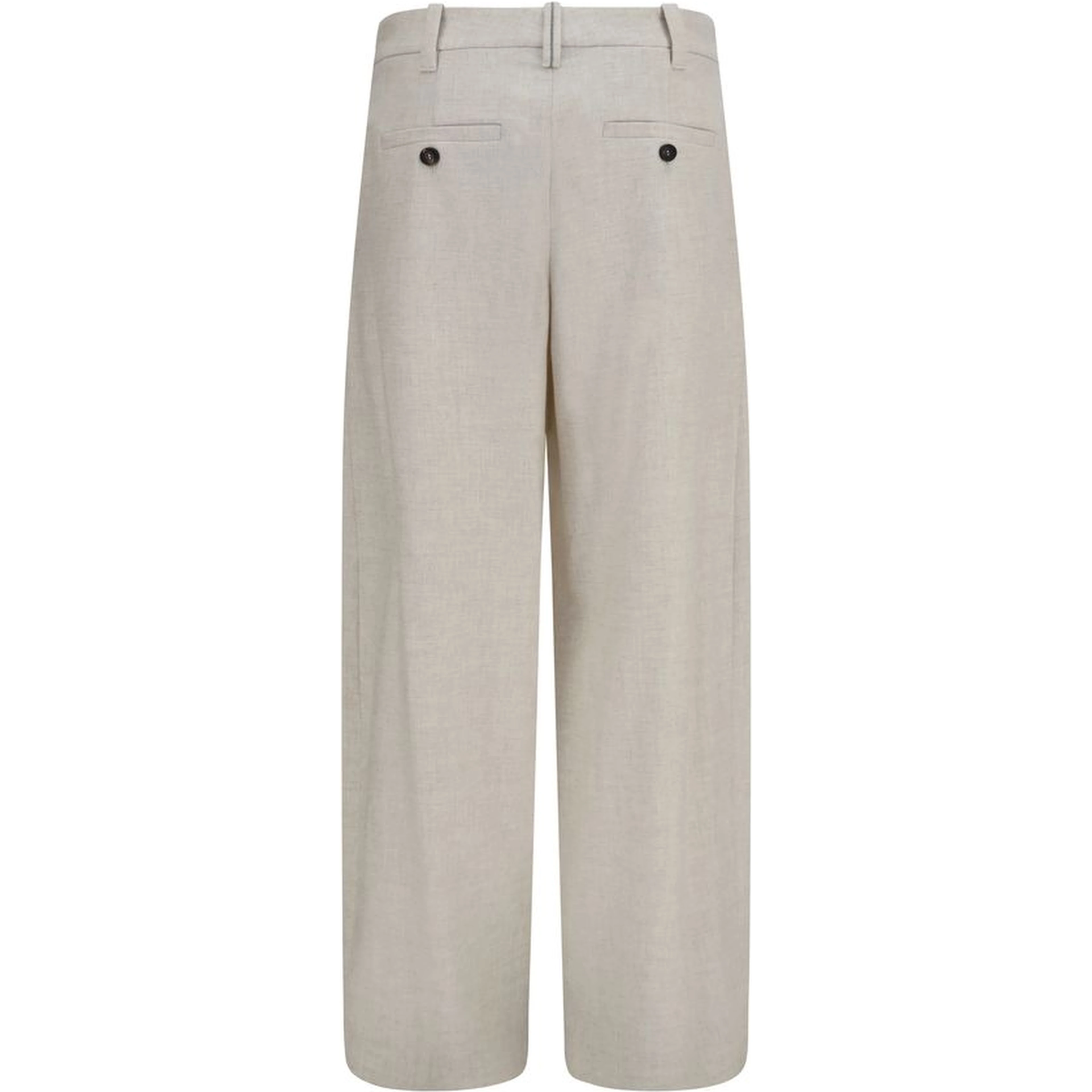 Beige Wool Oves Aries Dress Pants