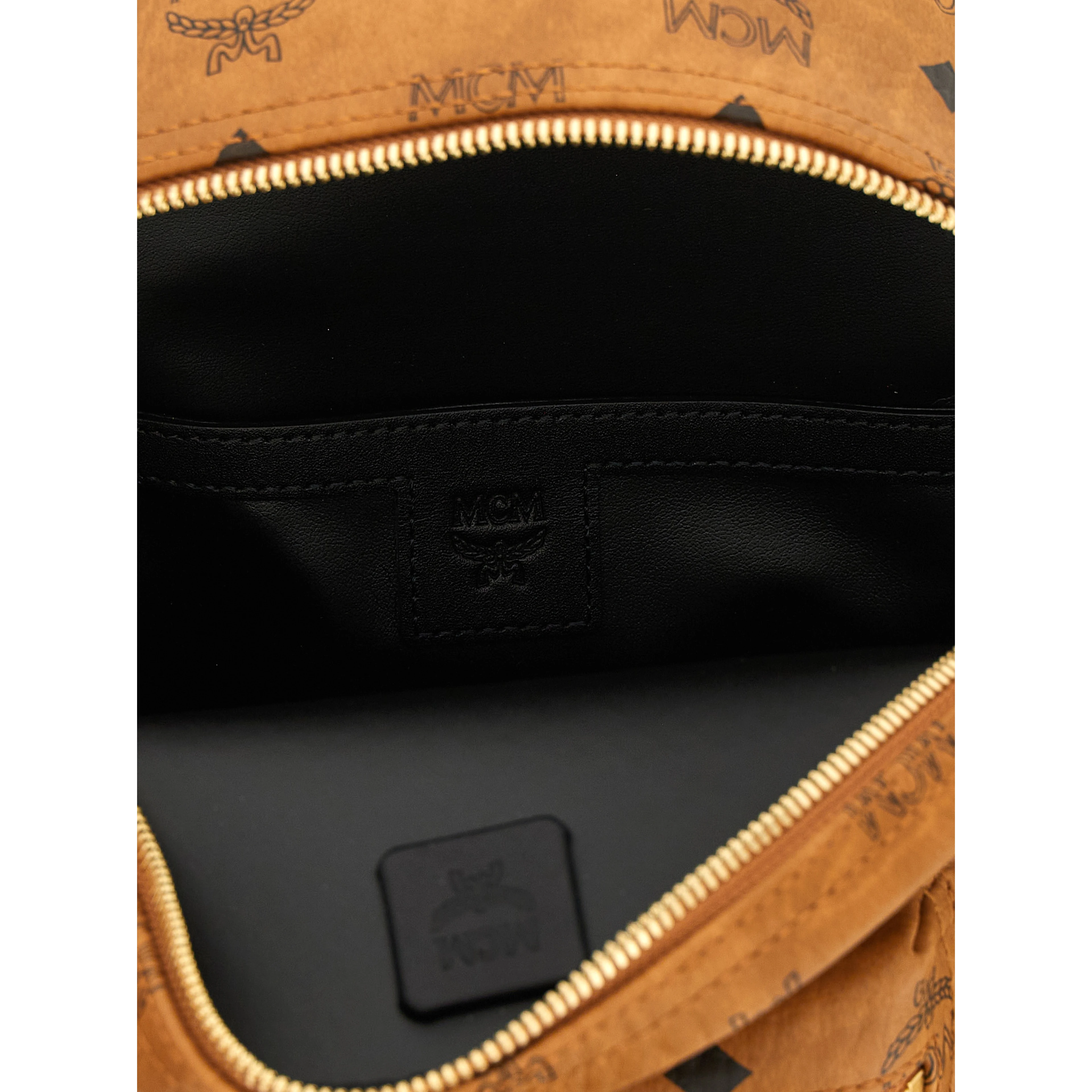 Brown Polyethylene Backpack