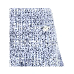Blue Cotton Long Skirt