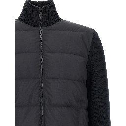 Blue Polyester Cardigan