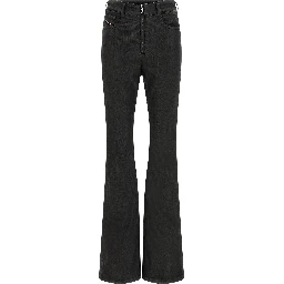 Black Cotton Slim Fit Jeans