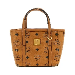 Brown Polyethylene Tote Bag