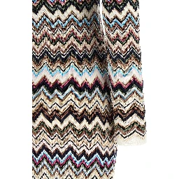Multicolor Viscose Midi Dress