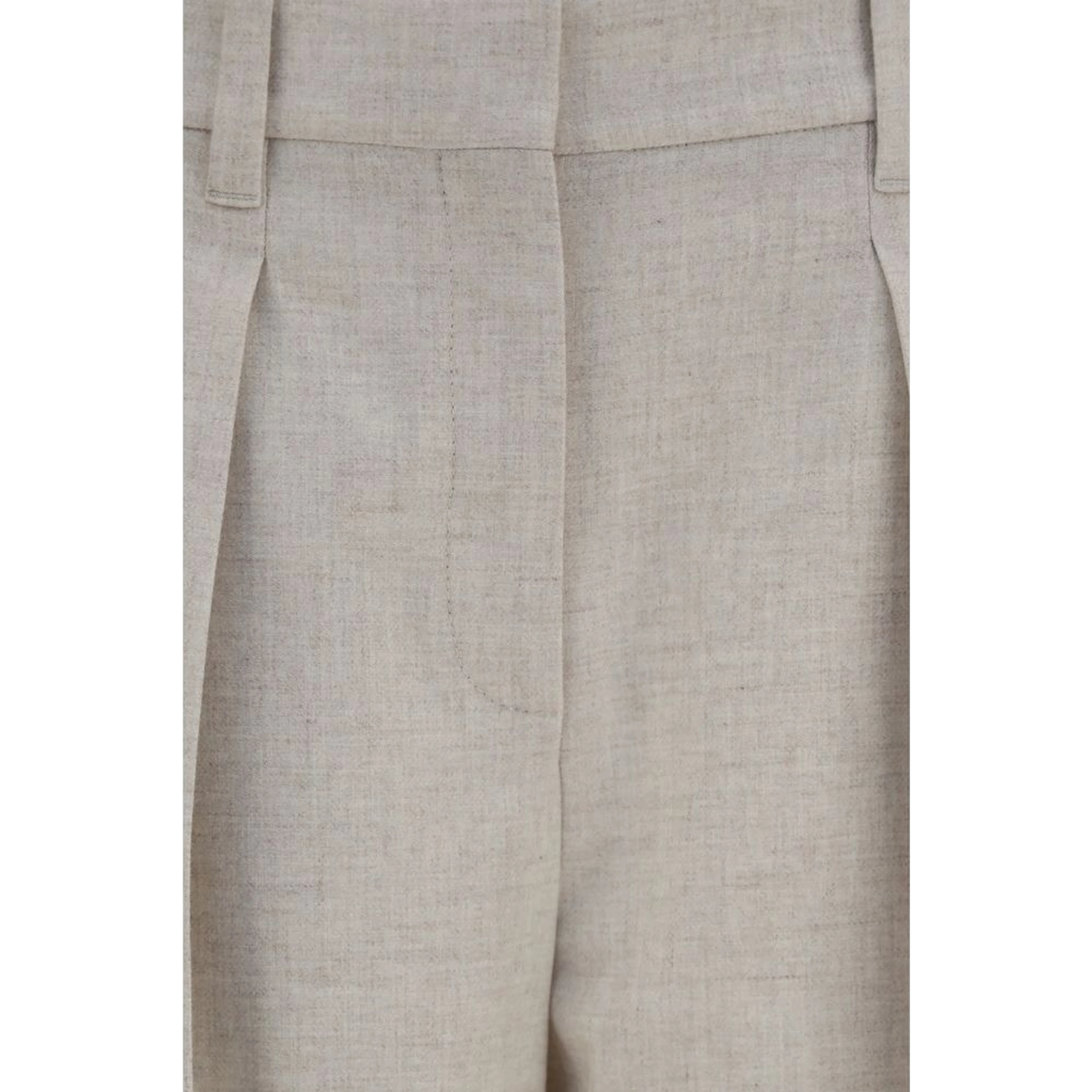 Beige Wool Oves Aries Dress Pants