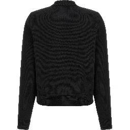 Black Polyamide Cardigan