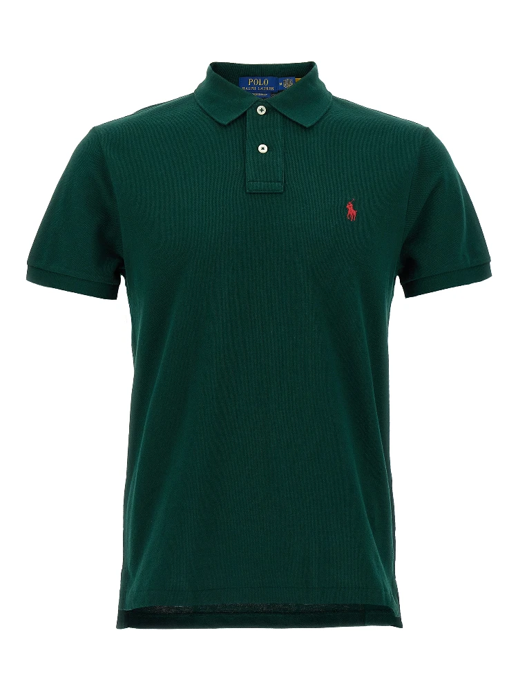 Bicolor Cotton Polo Shirt