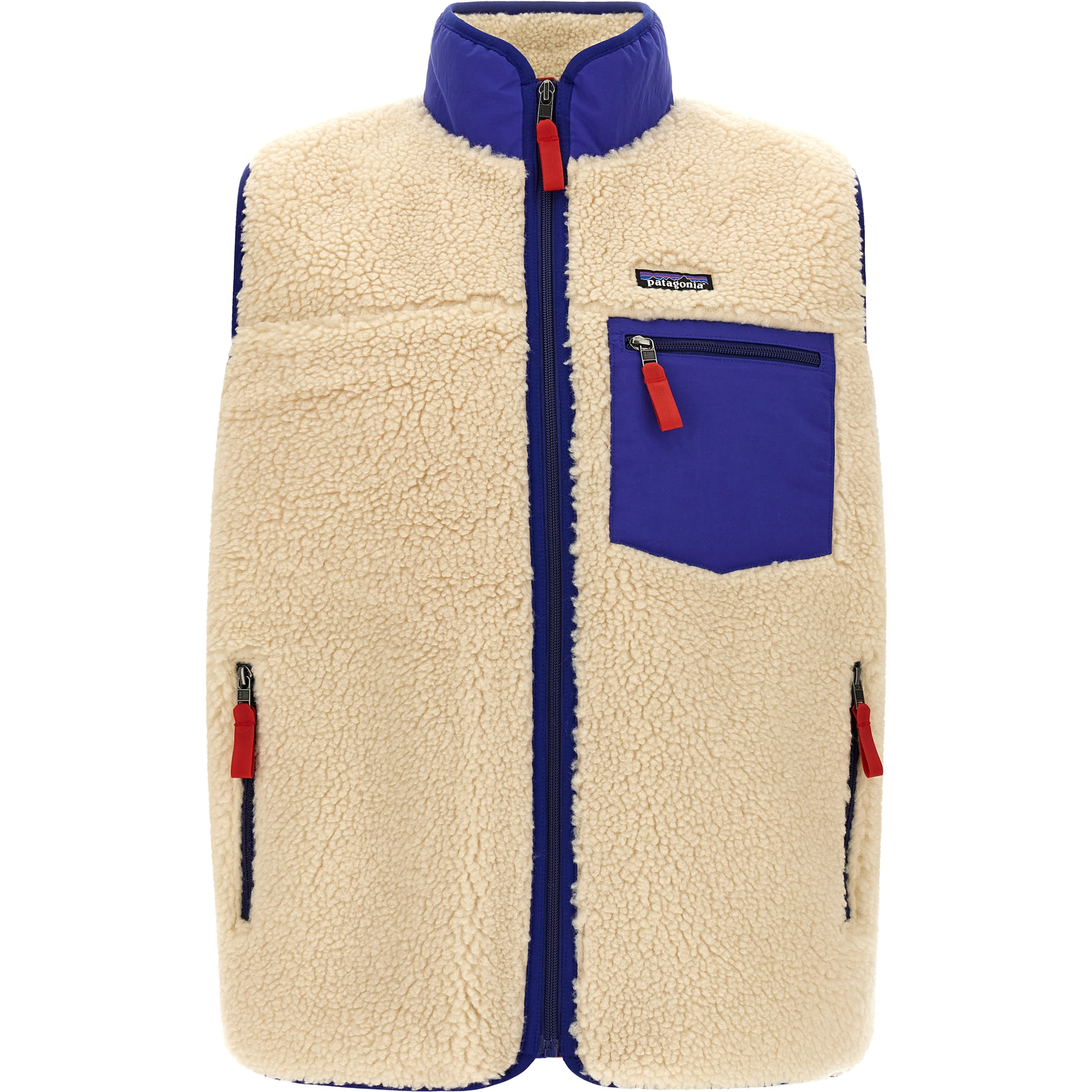 Beige Polyester Sleeveless Jacket