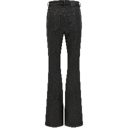 Black Cotton Slim Fit Jeans