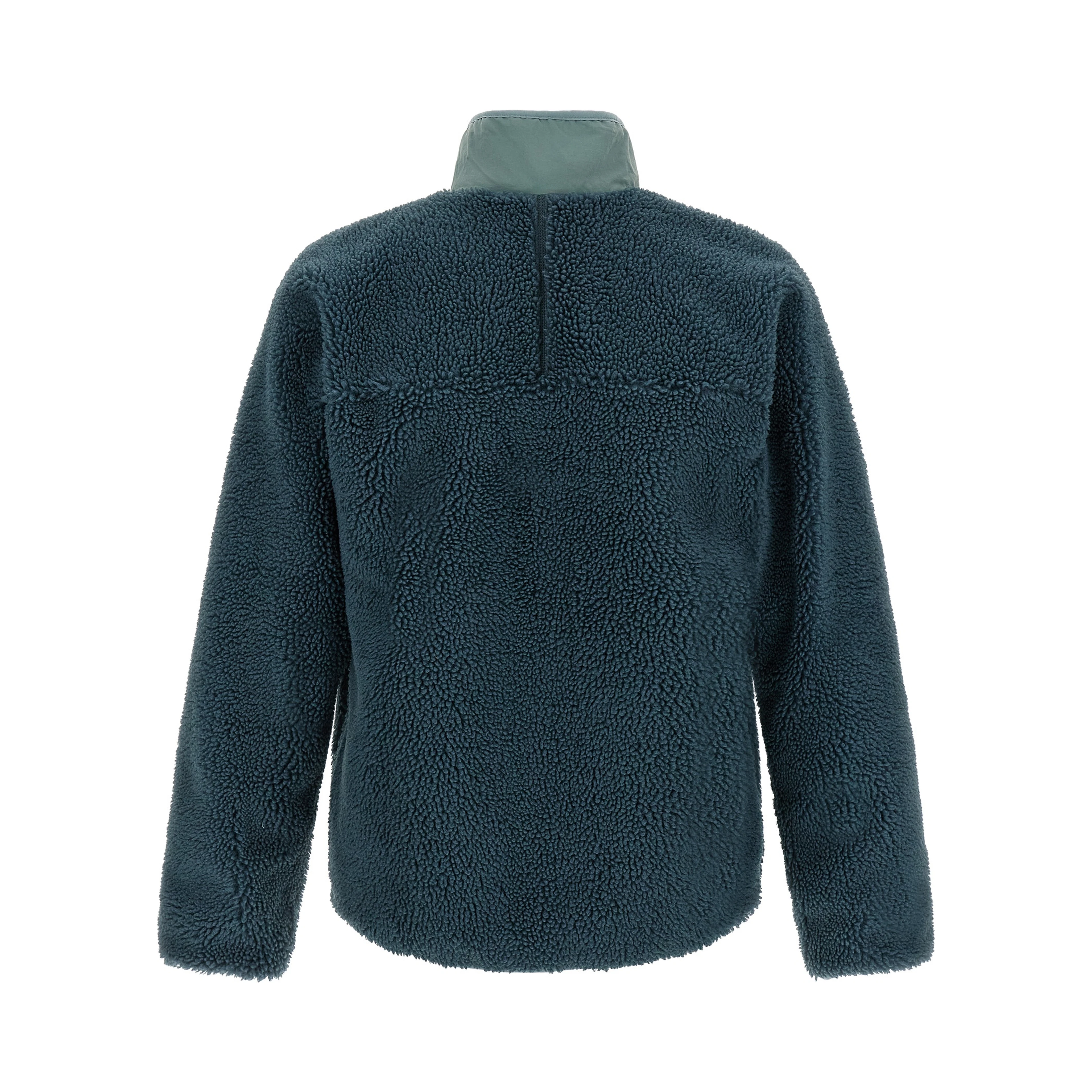Blue Polyester Shell Jacket