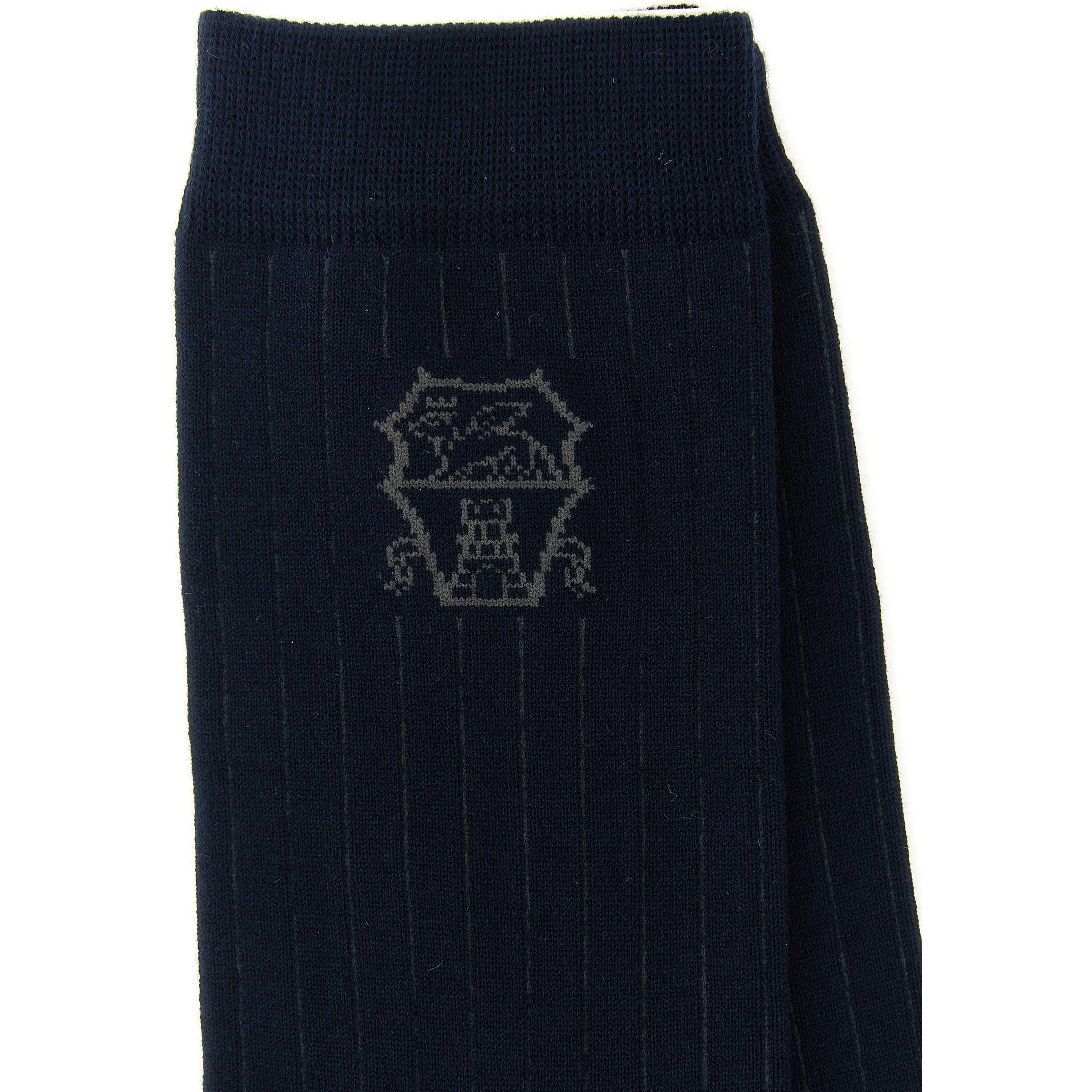 Blue Cotton Socks