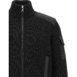 Black Polyamide Cardigan