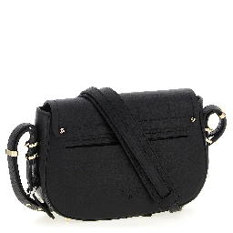 Black Calfskin Crossbody Bag
