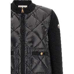 Black Polyamide Cardigan