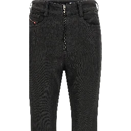 Black Cotton Slim Fit Jeans
