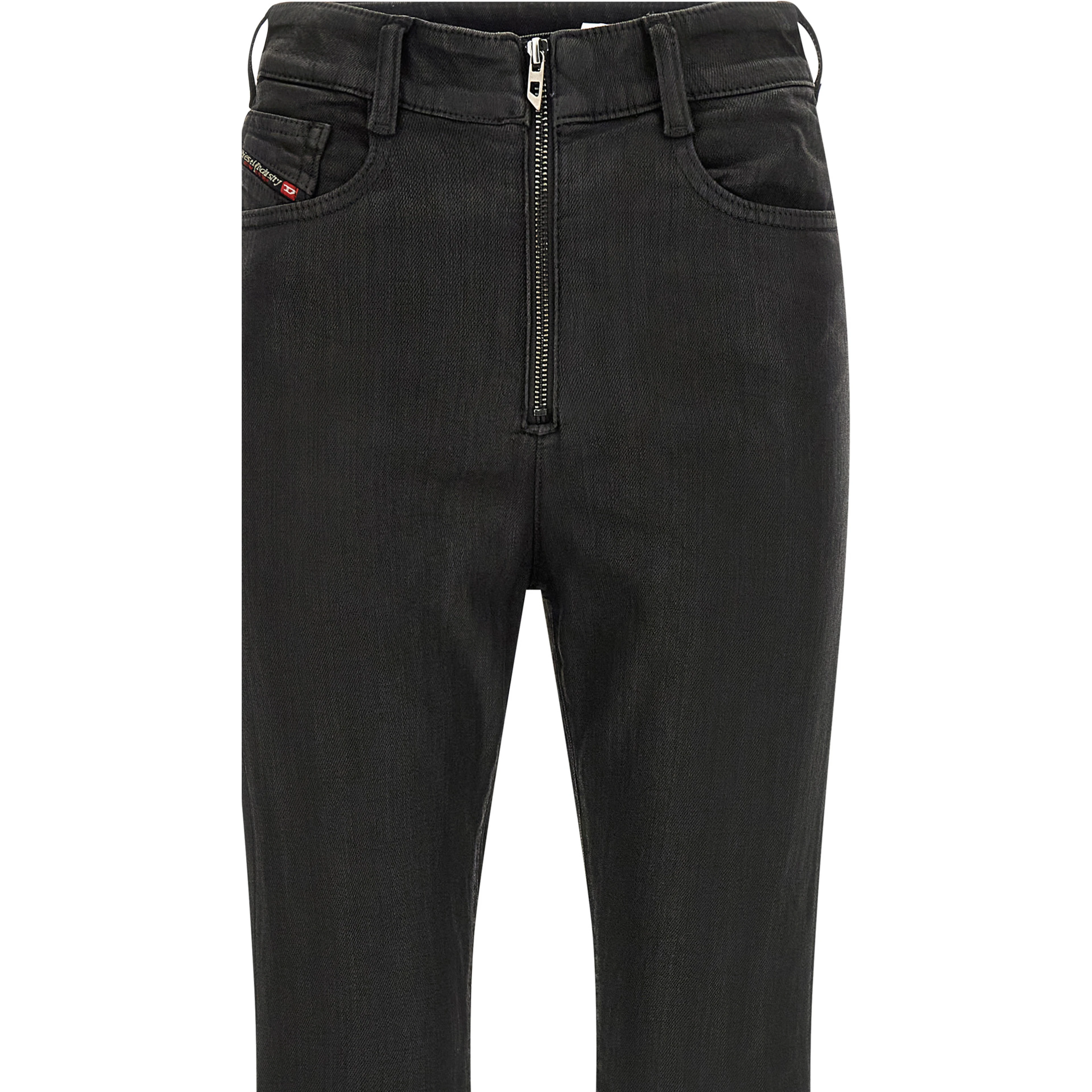 Black Cotton Slim Fit Jeans