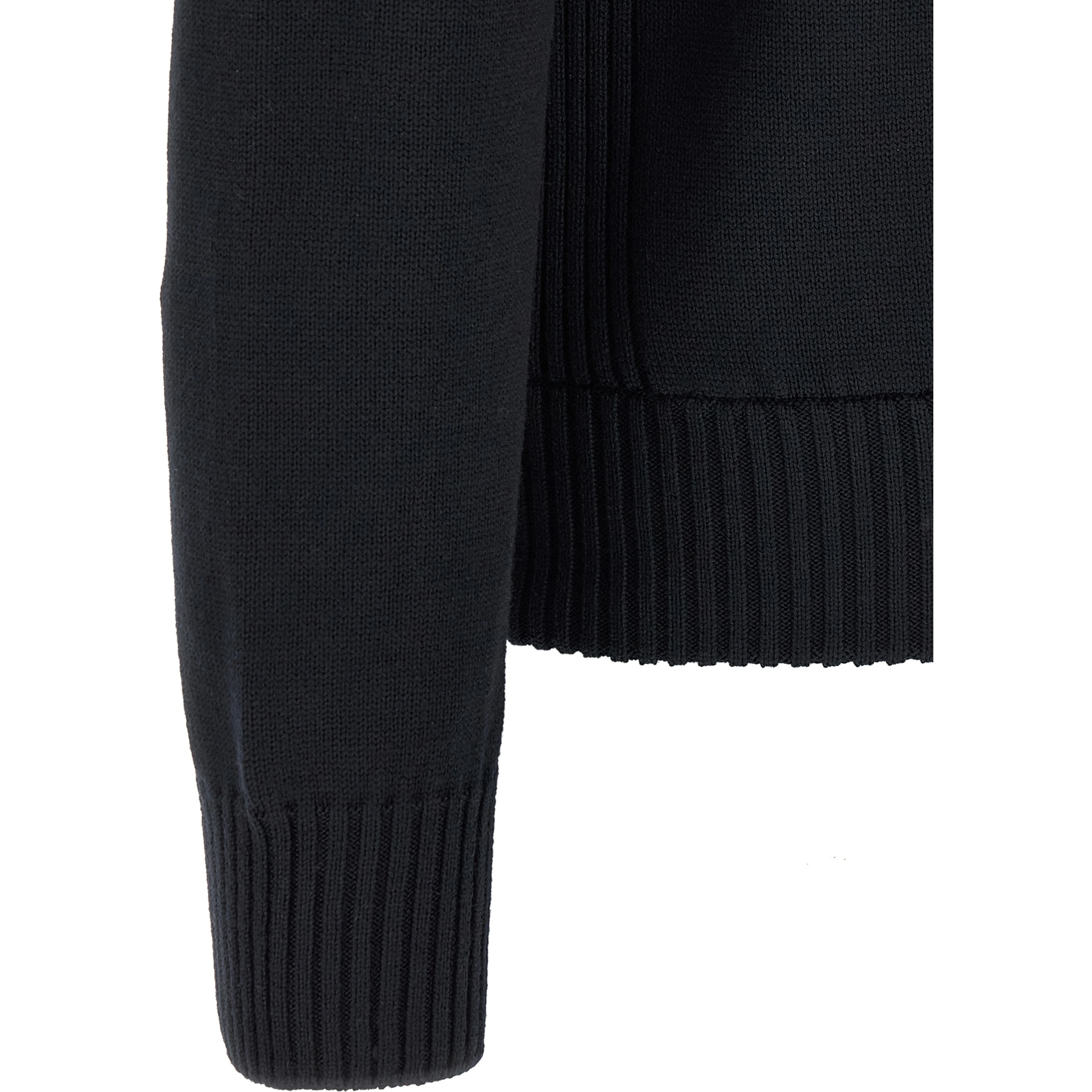 Blue Polyester Cardigan