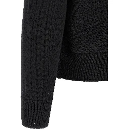 Black Polyamide Cardigan