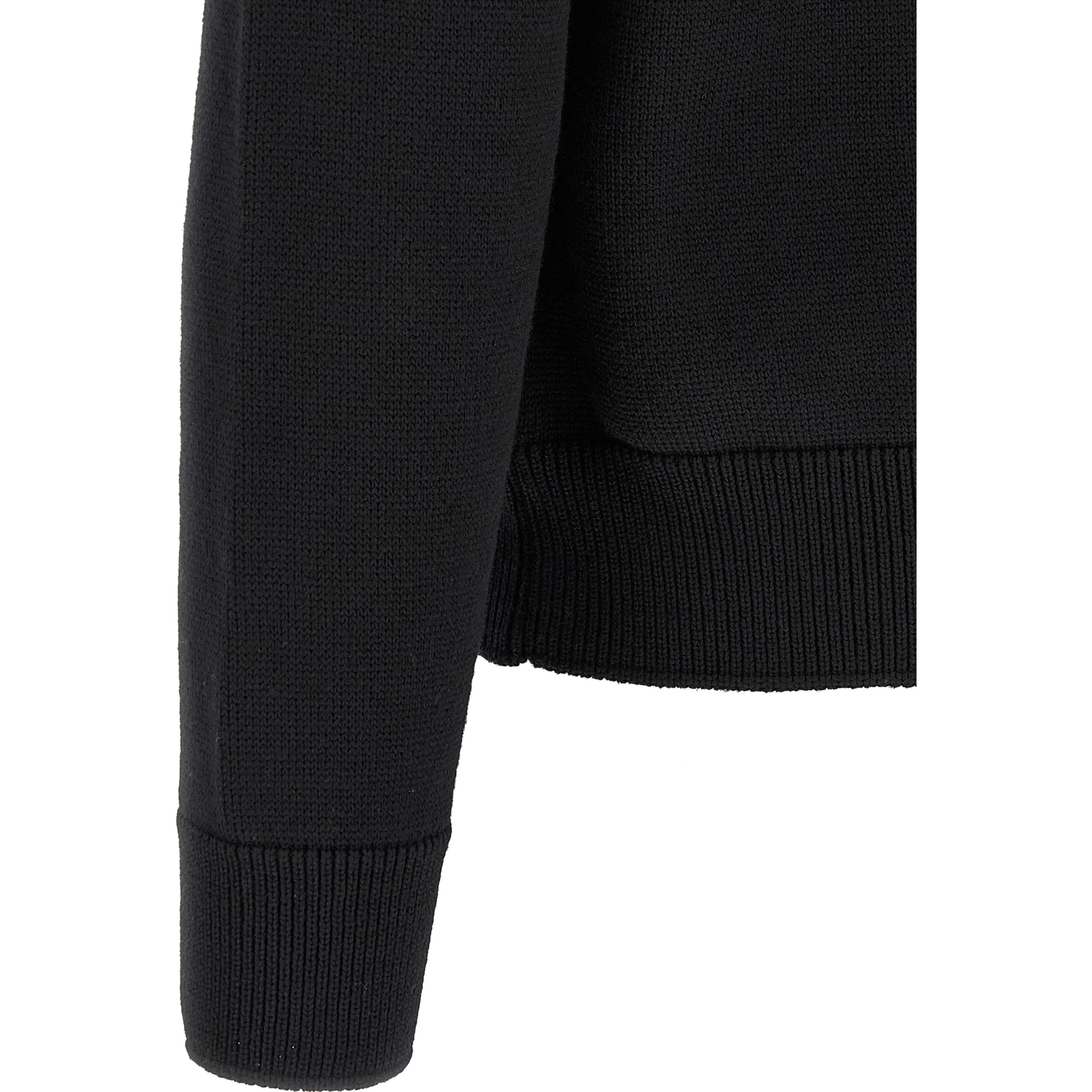 Black Polyamide Cardigan