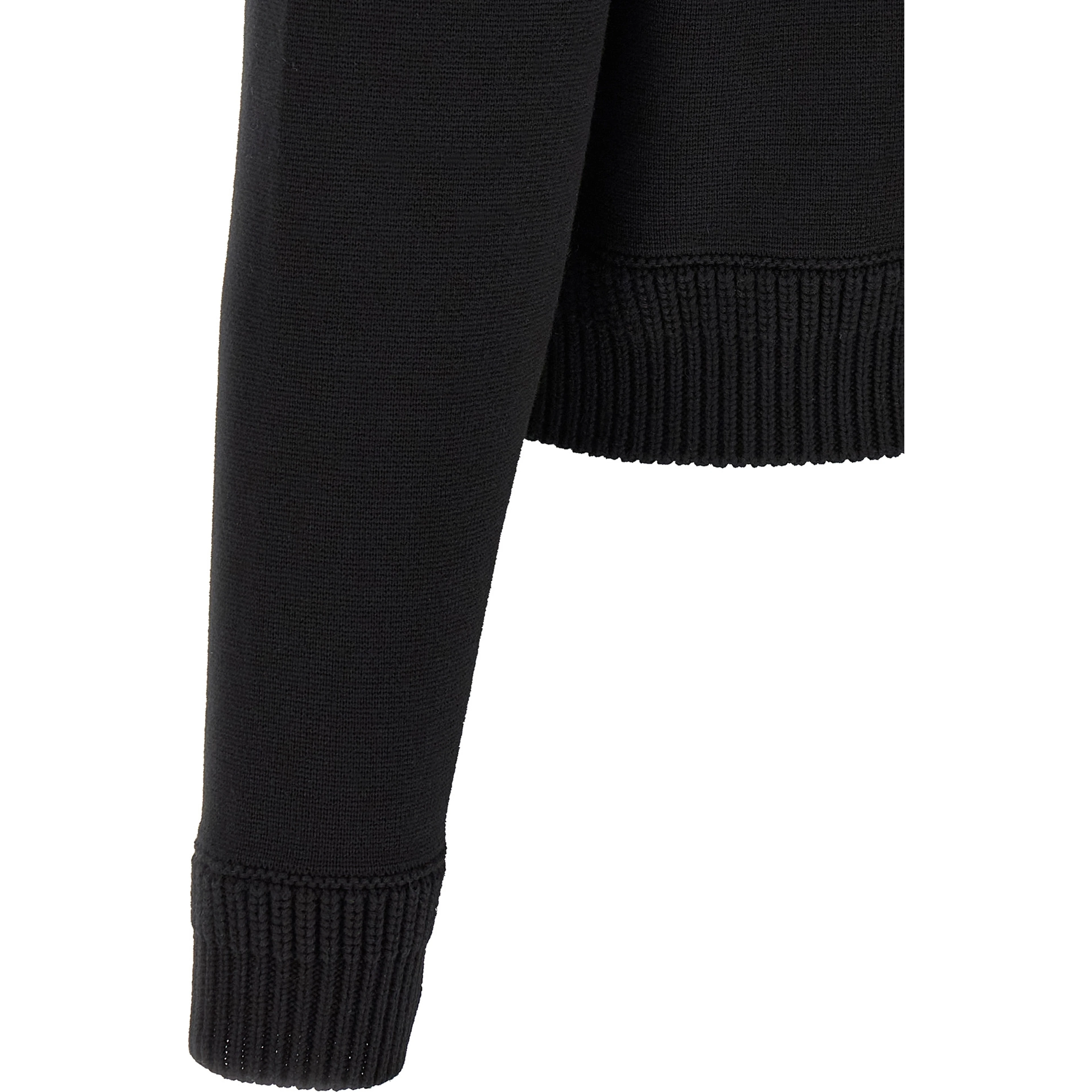 Black Polyamide Cardigan