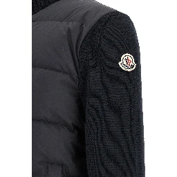 Blue Polyester Cardigan