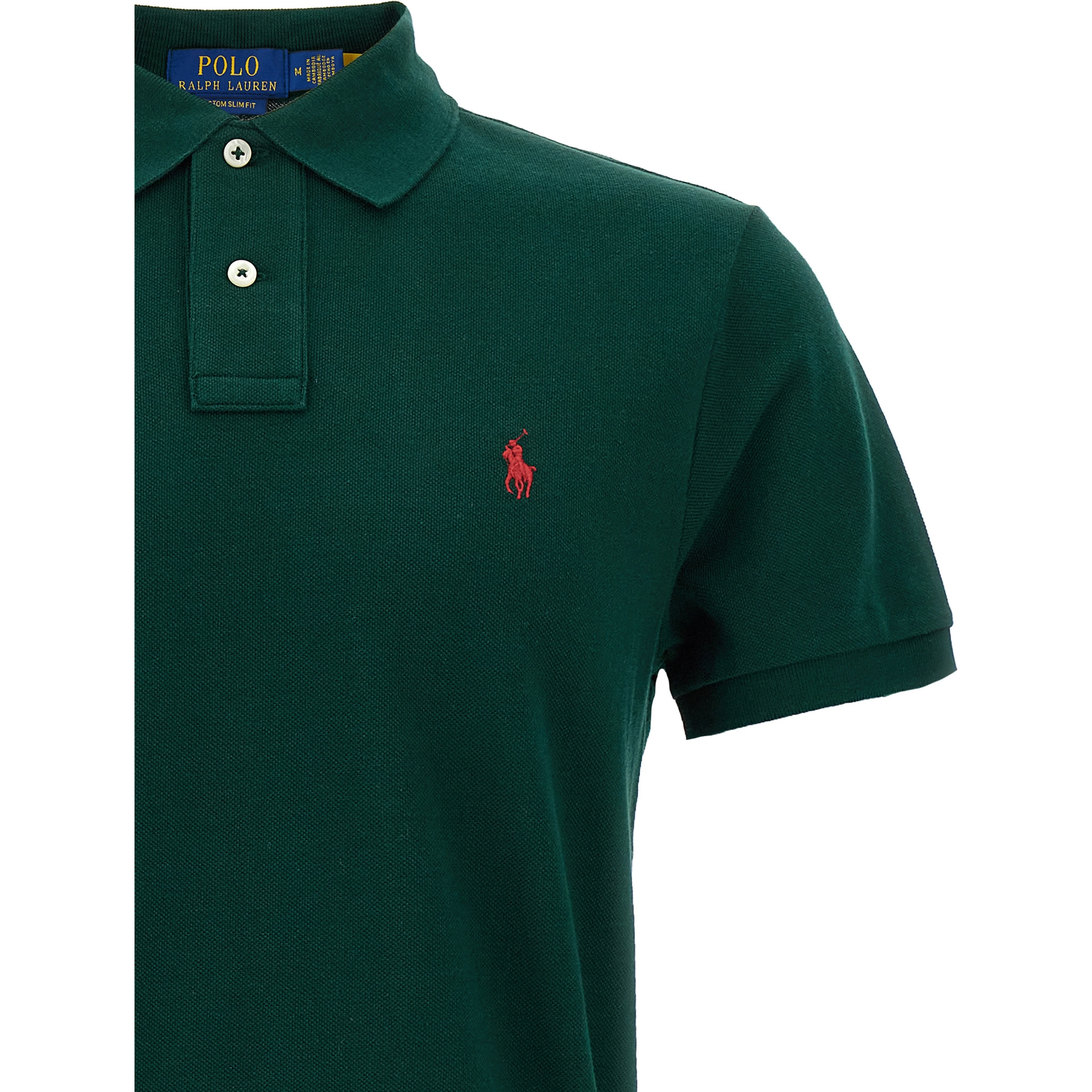 Bicolor Cotton Polo Shirt