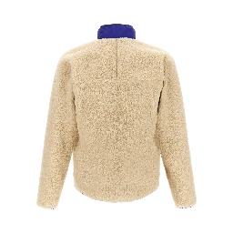 Beige Polyester Full-Length Jacket