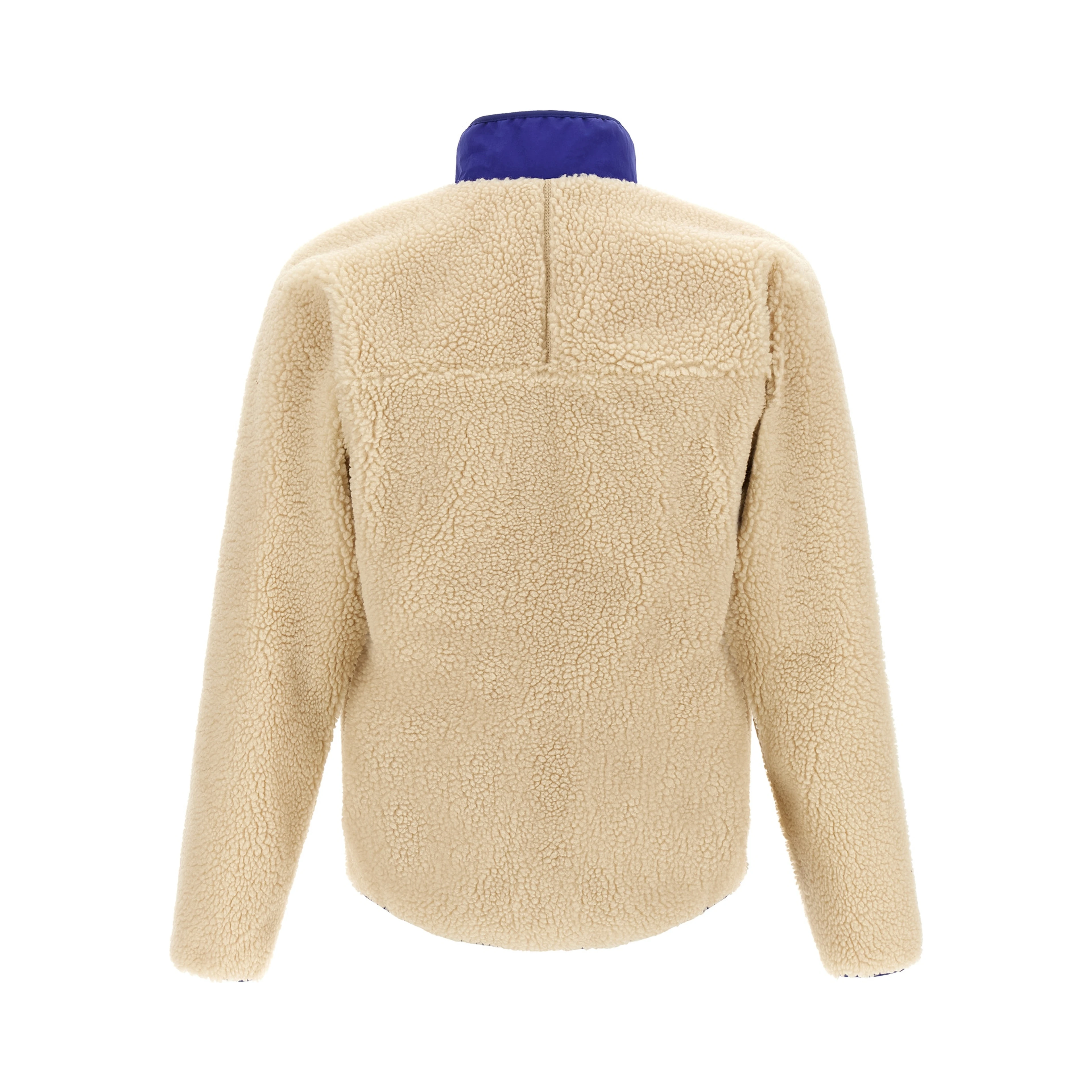Beige Polyester Full-Length Jacket