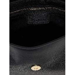 Black Calfskin Crossbody Bag