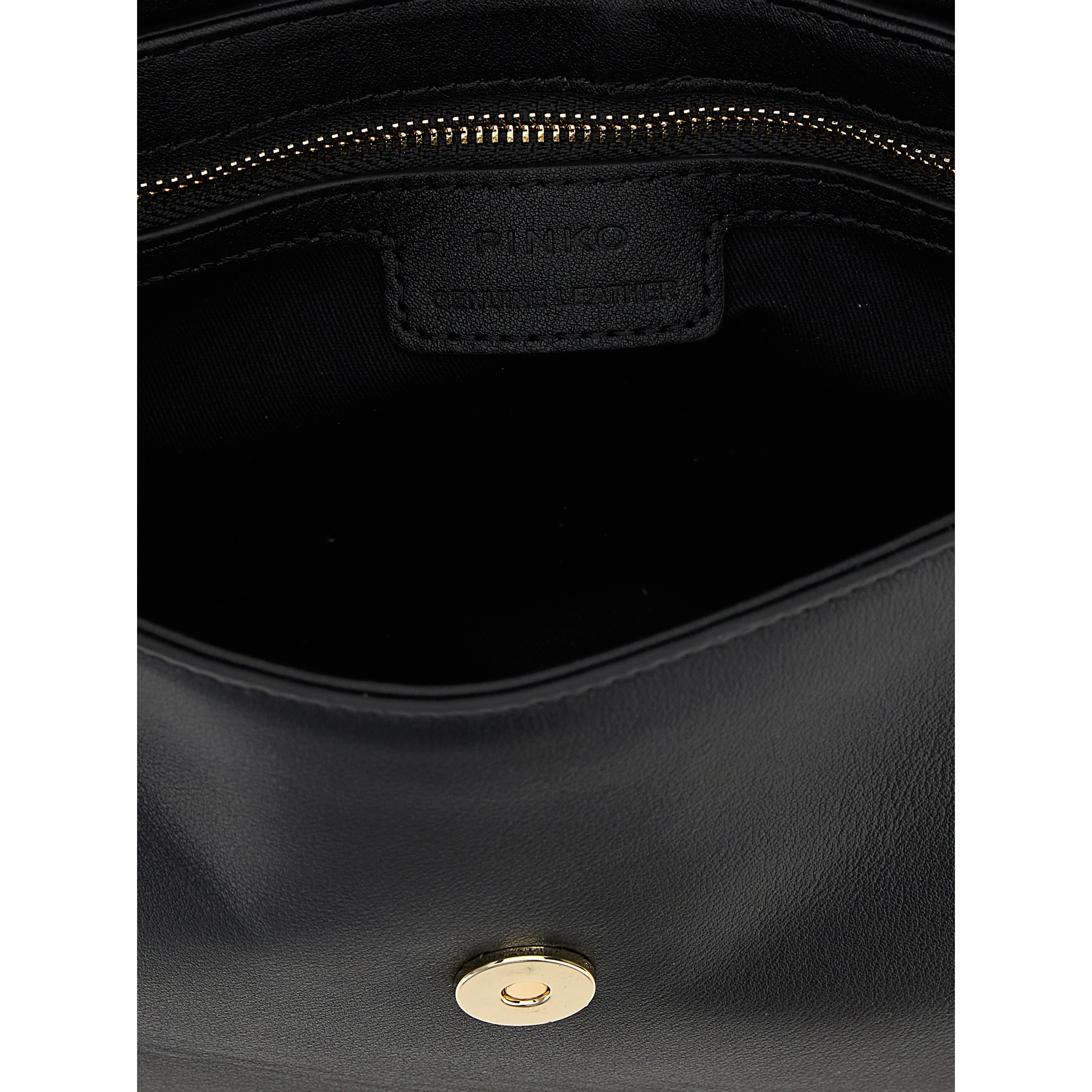 Black Calfskin Crossbody Bag