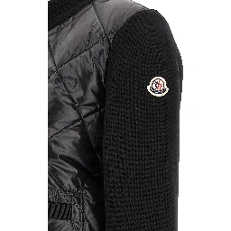 Black Polyamide Cardigan