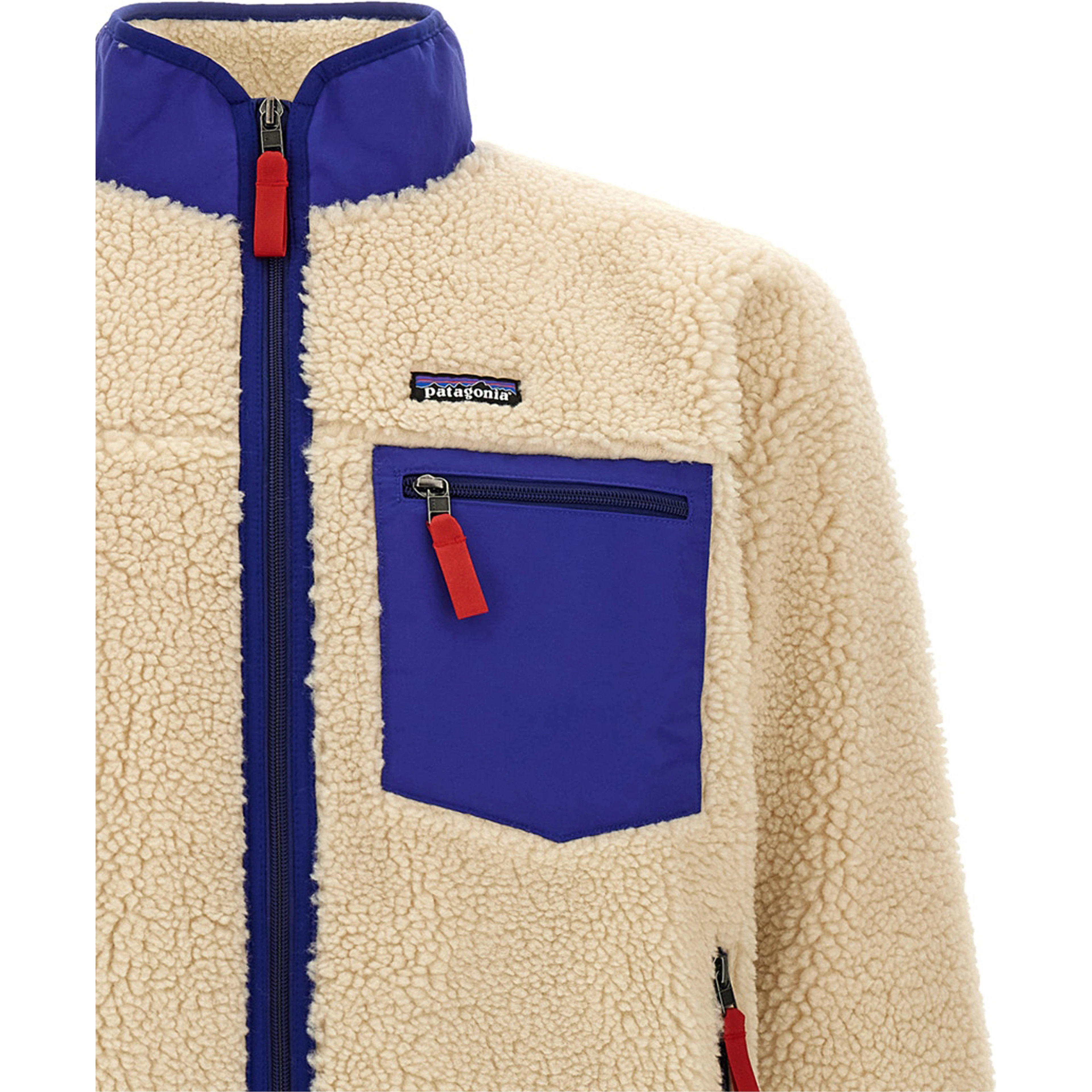 Beige Polyester Full-Length Jacket