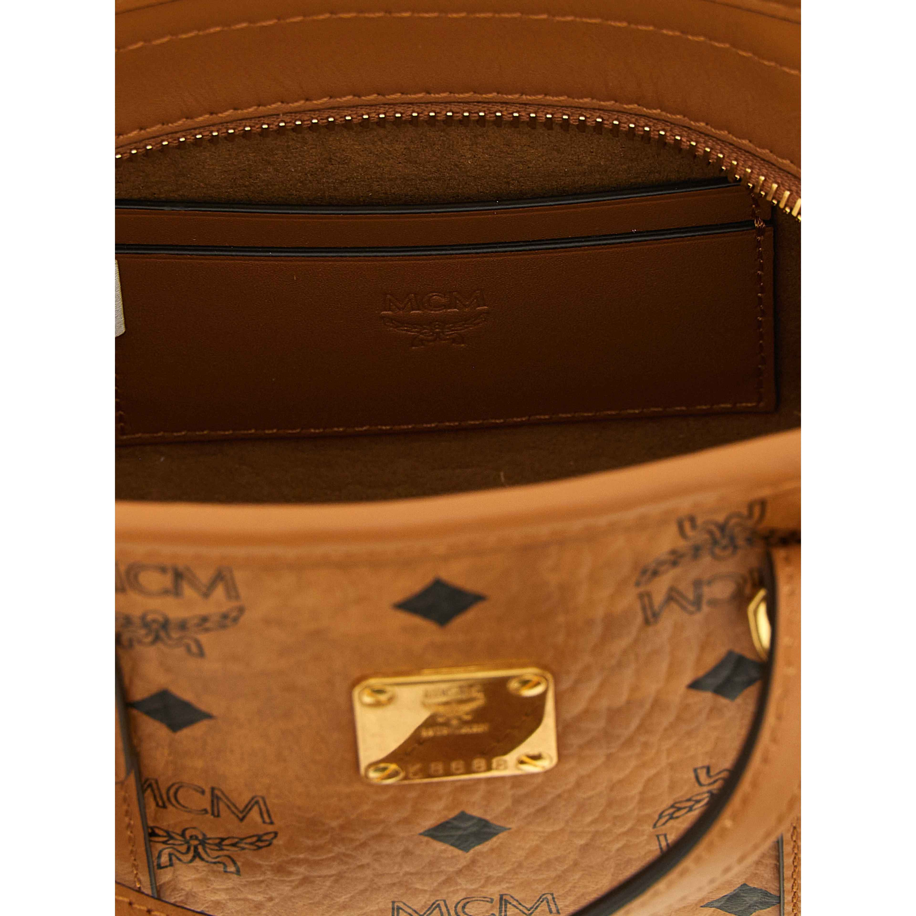 Brown Polyethylene Tote Bag