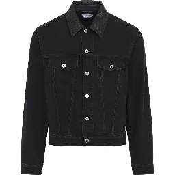 INTRECCIATO COLLAR DENIM JACKET