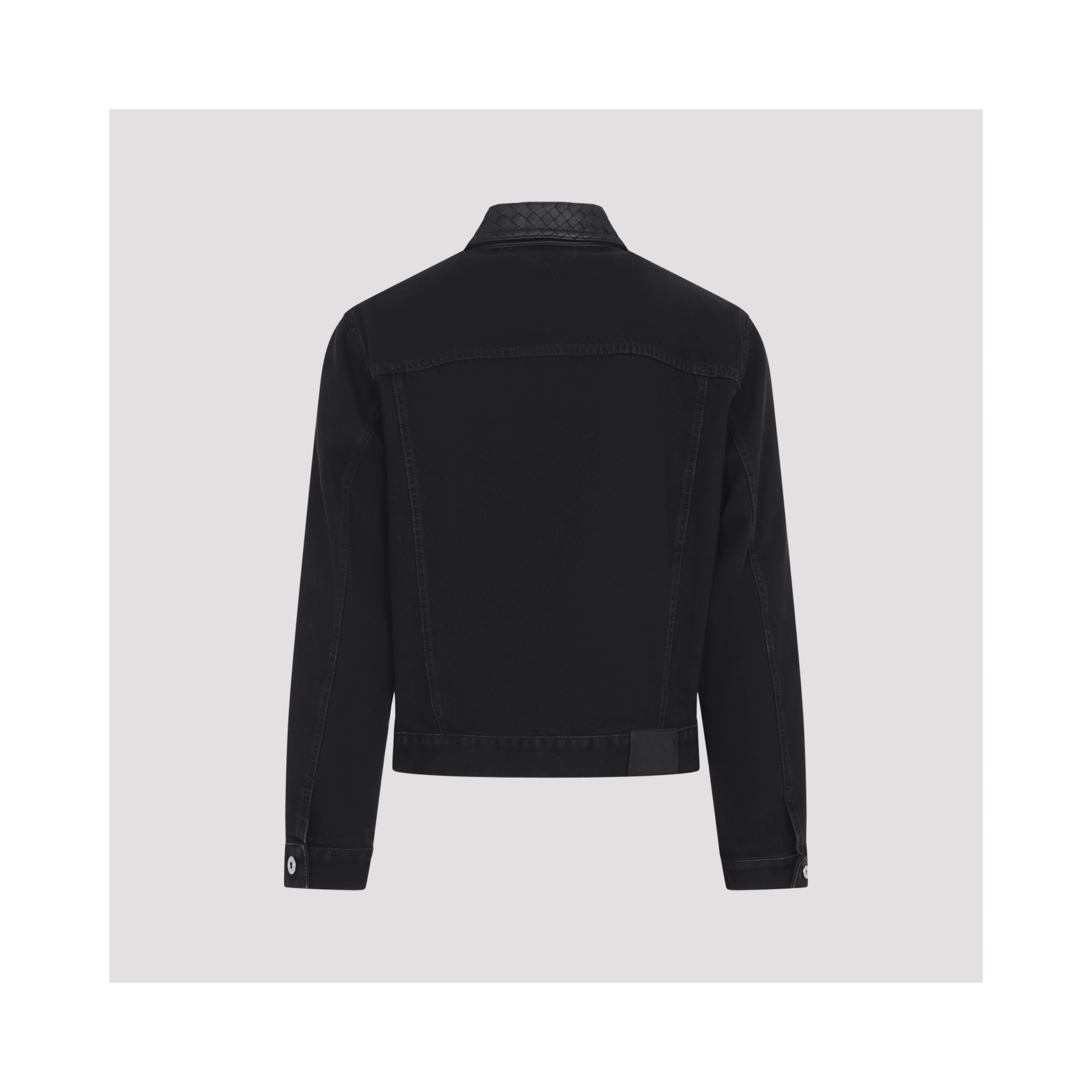INTRECCIATO COLLAR DENIM JACKET