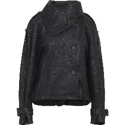 LEATHER BOMBER JACKET