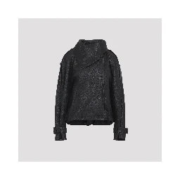 LEATHER BOMBER JACKET