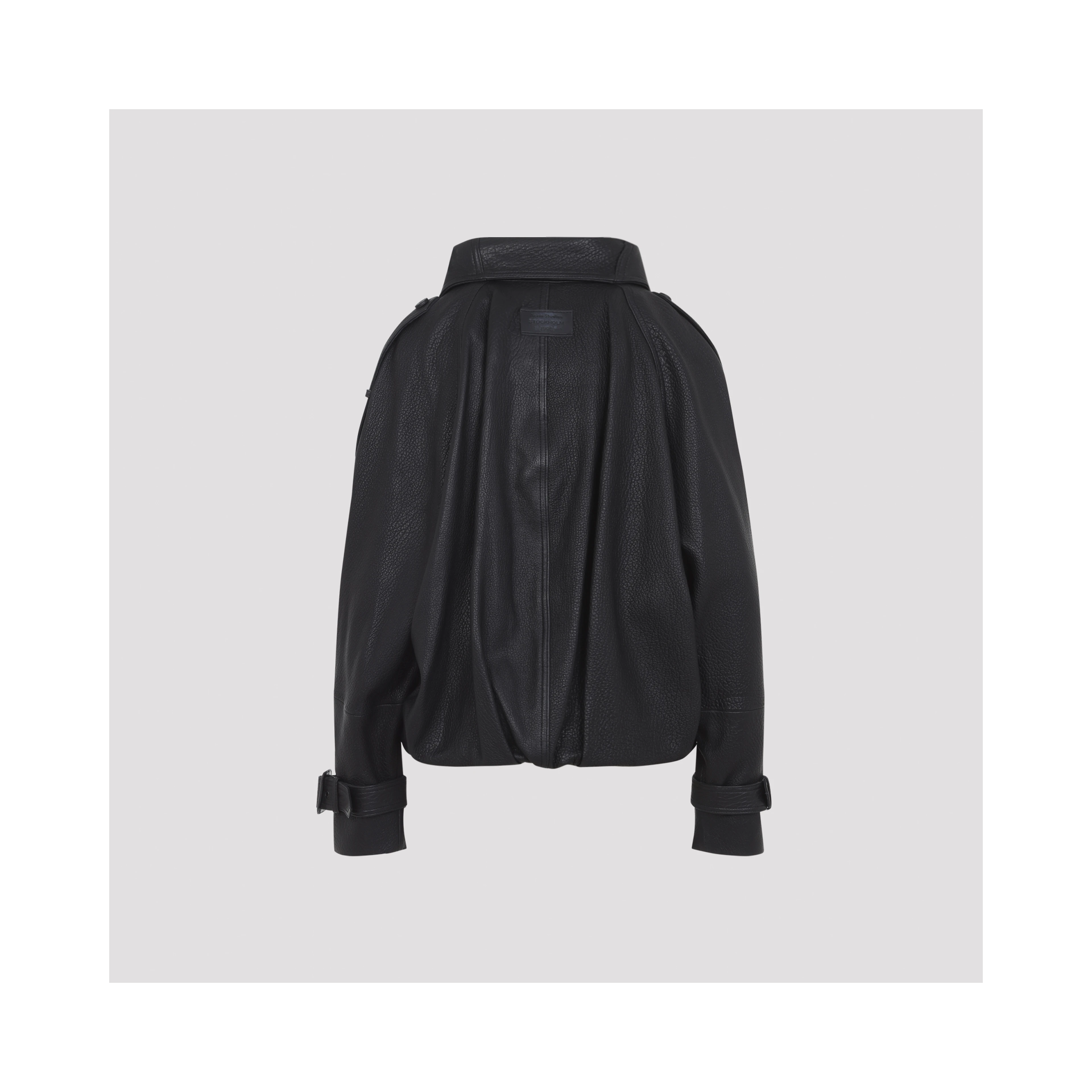 LEATHER BOMBER JACKET