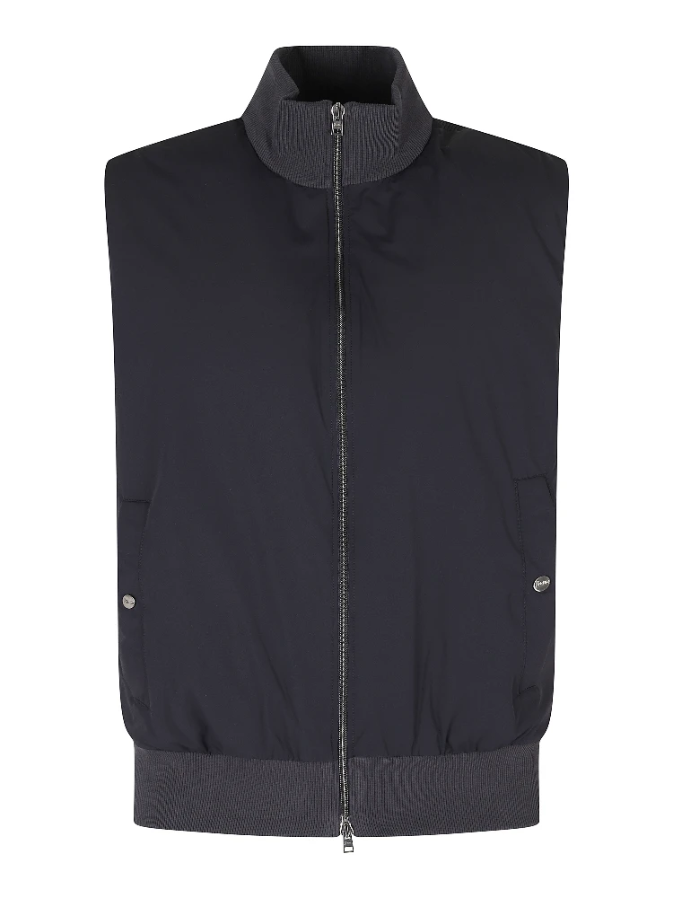 GILET FULL ZIP NYLON COTONE