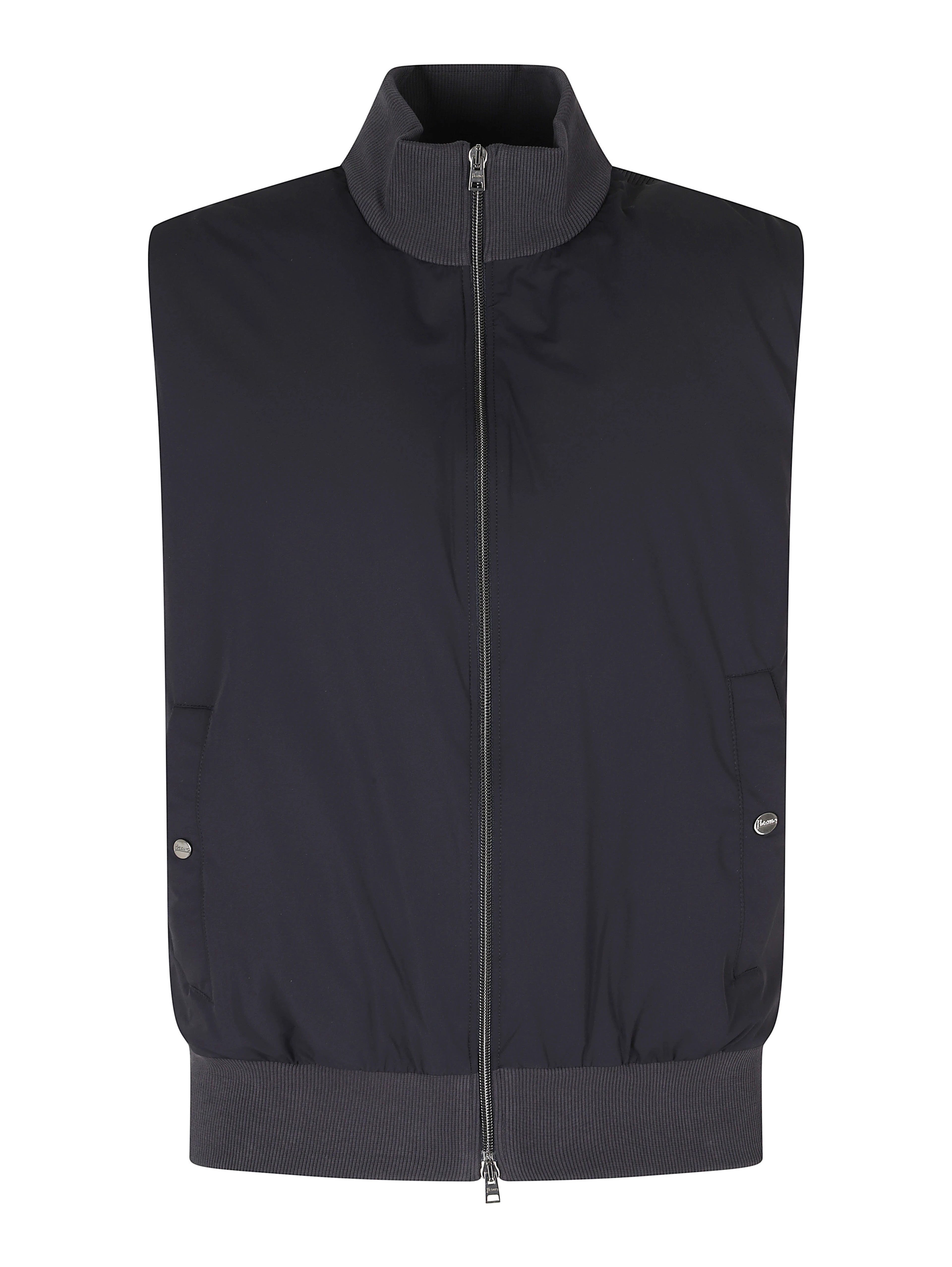 GILET FULL ZIP NYLON COTONE
