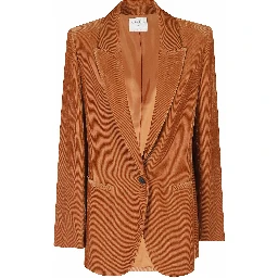 FLUID RIBBED VELVET BLAZER