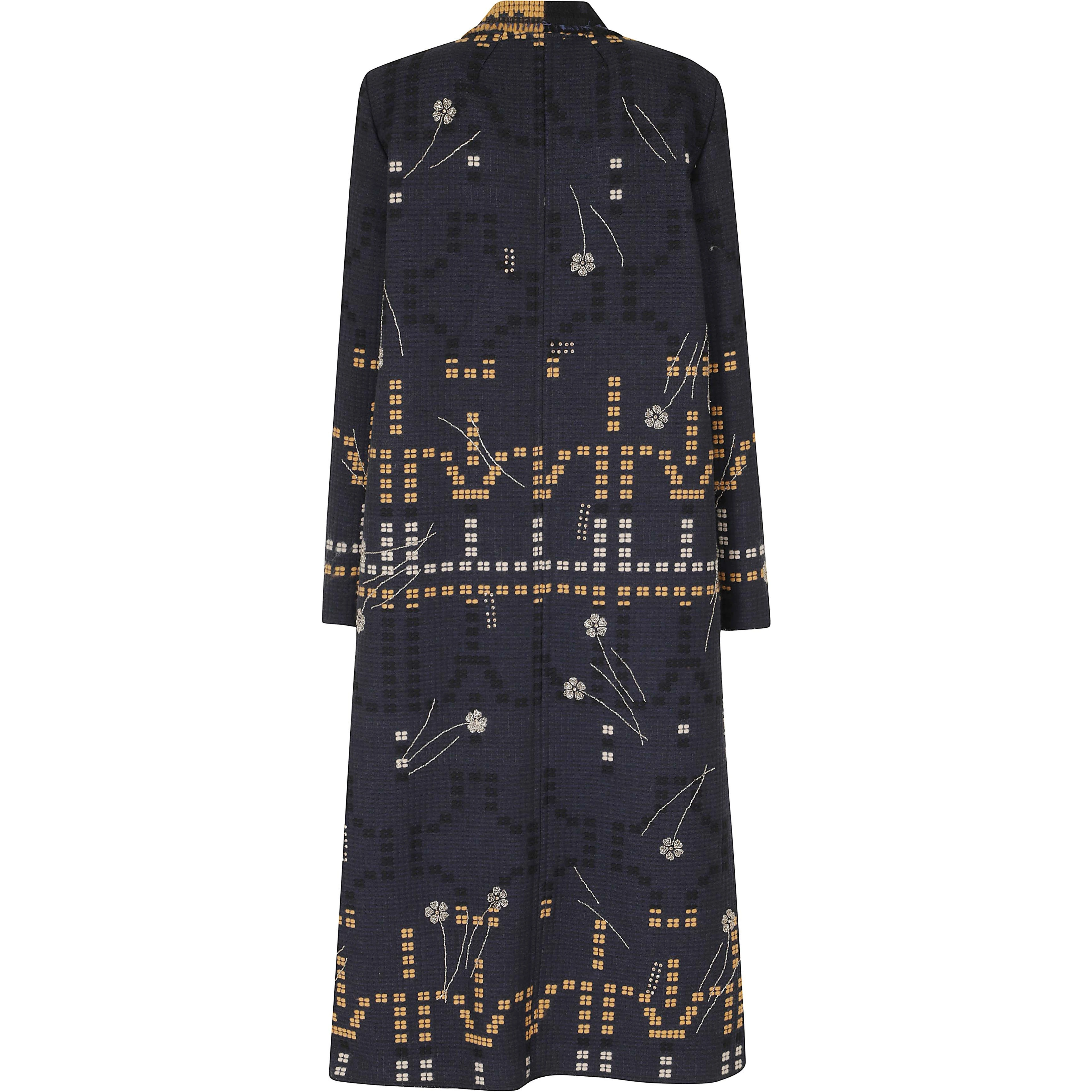 SAMARCANDA EMBROIDERED LONG COAT