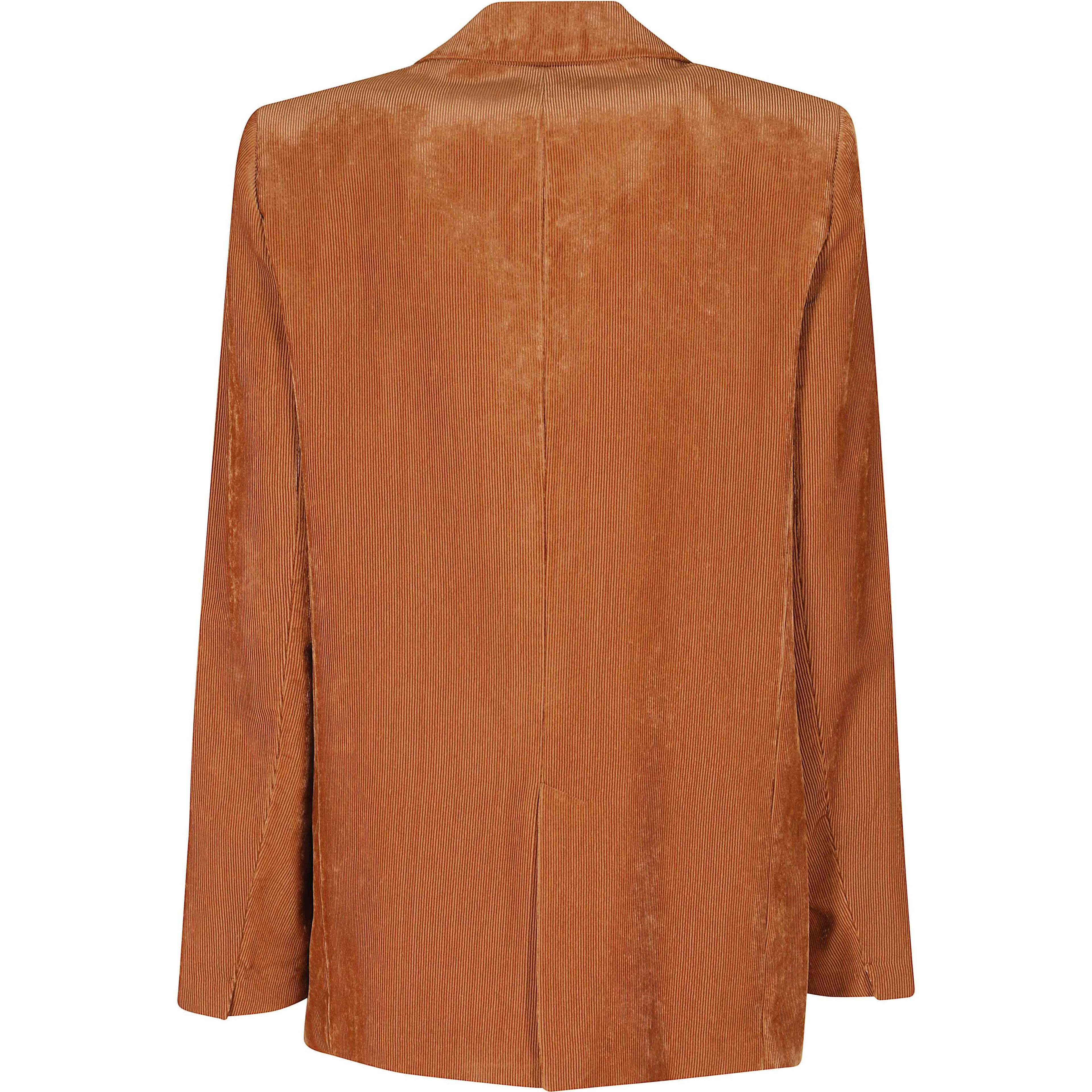 FLUID RIBBED VELVET BLAZER